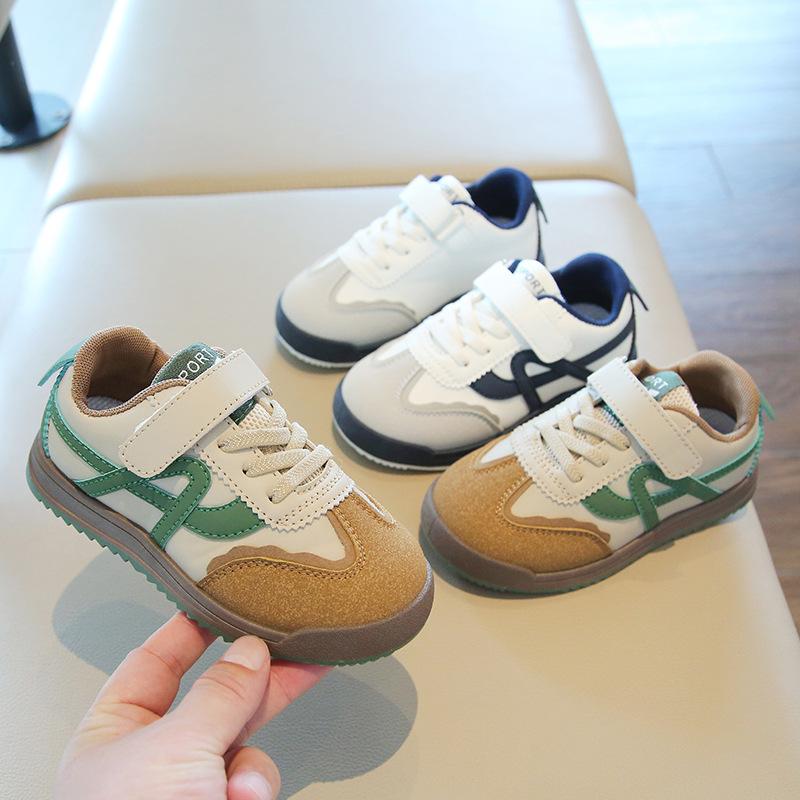 Children's Forrest Gump shoes 2025 spring and autumn boys' sports shoes casual board shoes girls' little white shoes soft-soled baby German trainin