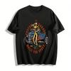 Custom Garage Hot Rod Print Tee Built For Speed Car Culture Top Pure Cotton T-shirt