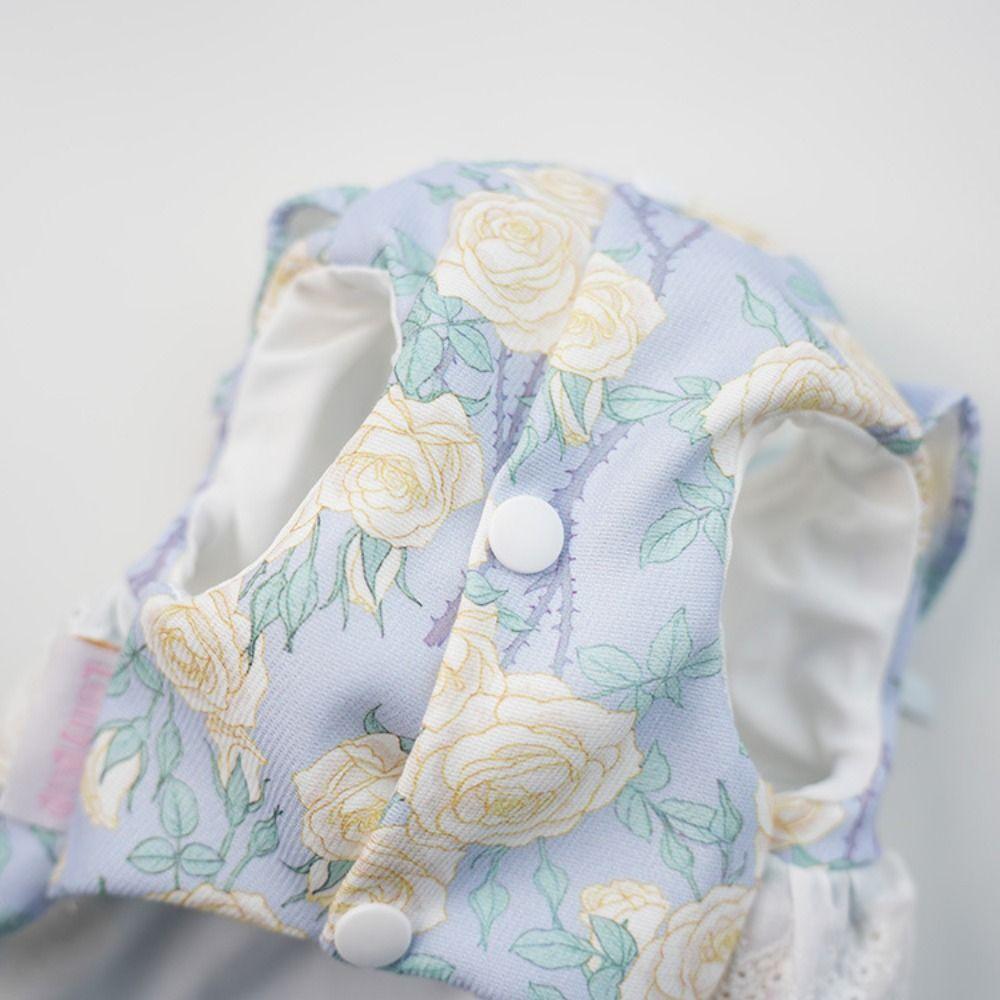 Pretty Dog Lace Skirt Floral Pattern Puppy Wedding Skirt Unique Cute Puppy Clothes  Dog Clothes