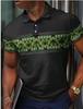Vintage Race Style Men's Polo Shirt Fashion Summer Short Sleeve 3D Printed Polo Shirt Trend Street