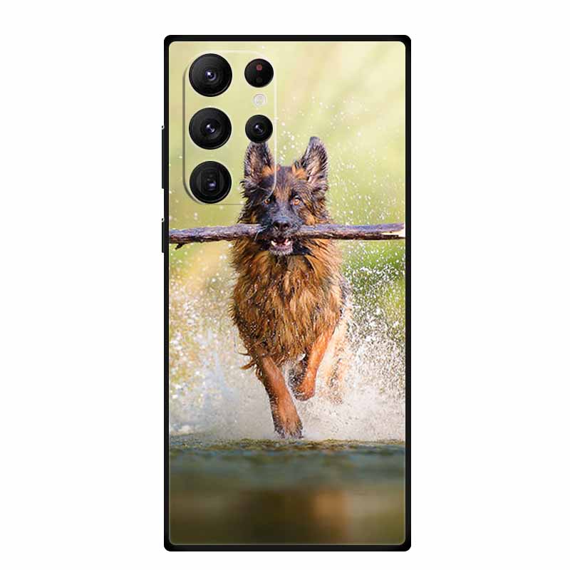 For Samsung S25 Ultra 5G Cases S25 Plus Wolf Lion Soft TPU Silicone Phone Case for Samsung Galaxy S25 5G Back Cover S25+ Painted
