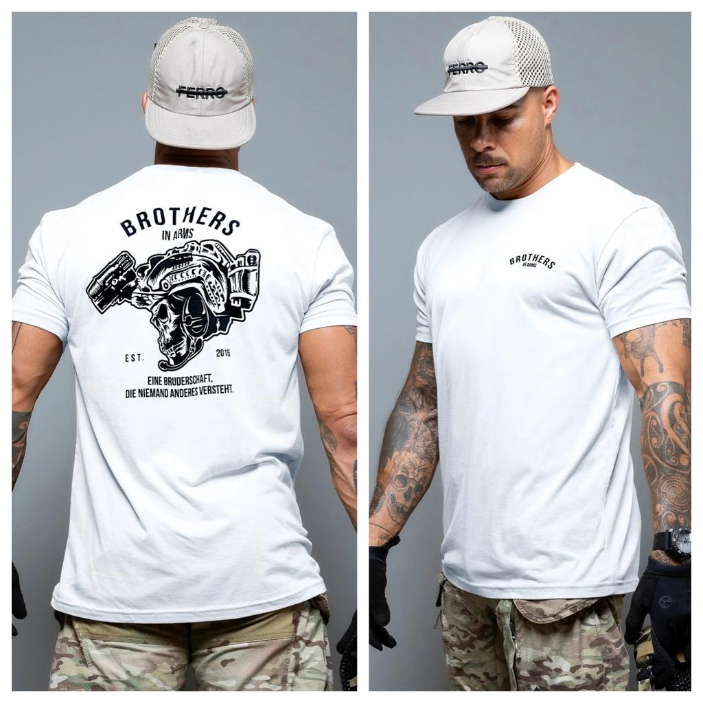 Klassisches Brothers in Arms Militärtaktik T-Shirt Baumwolle Grafik-T-Shirt Unisex Unisex Sommer Streetwear