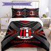 Ac Milan Personalizza il tuo nome Set Biancheria da Letto Copripiumino Traspirante con Federe Decorazione per la Casa Regalo di Compleanno