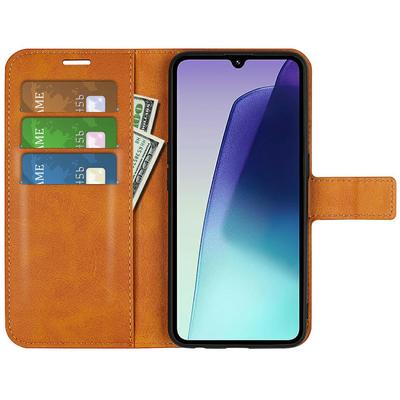 For Xiaomi Poco C75 4G/Redmi 14R 5G/14C 4G Stand Case Anti-Scratch Calf Texture Leather Phone Cover
