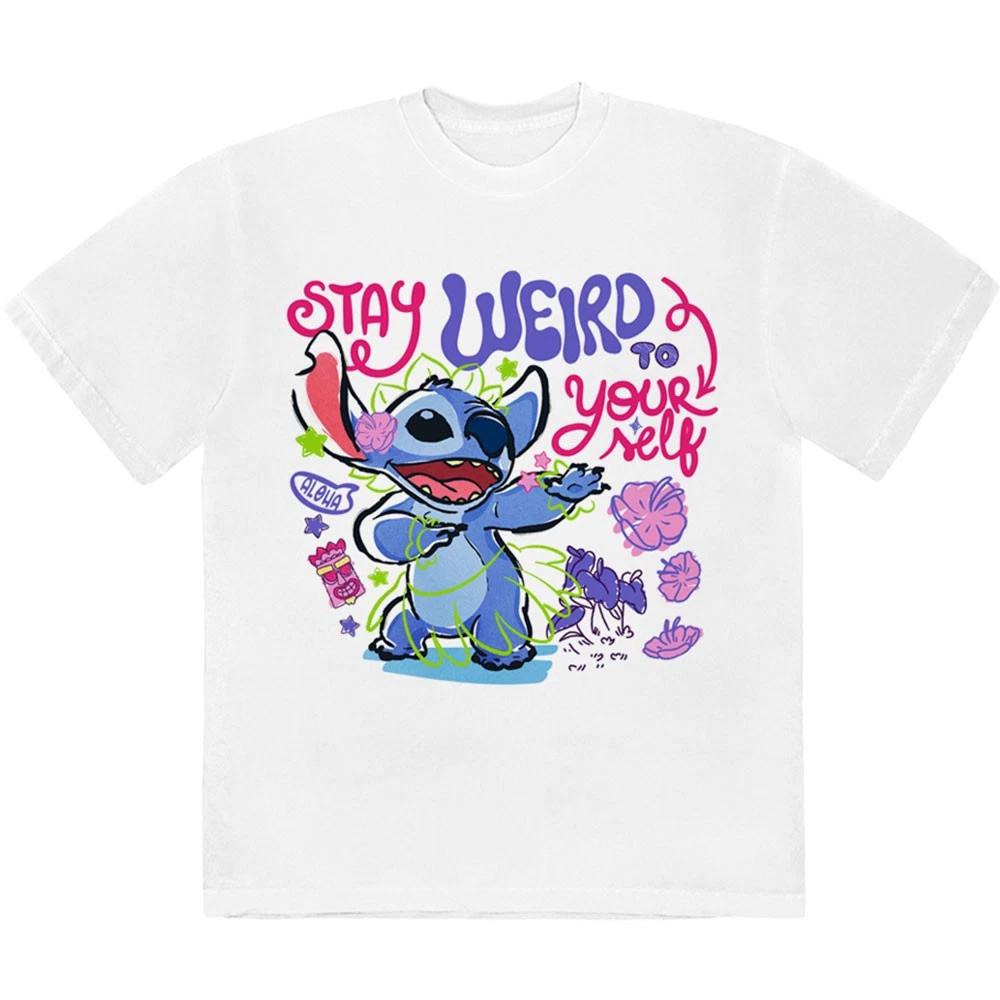Disney Lilo & Stitch - Stay Weird To Yourself Official T-Shirt Mens M