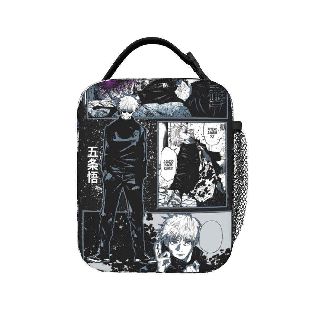 Yuji Itadori From Insulated Lunch Bag Leakproof Jujutsus Kaisens Anime Reusable Thermal Bag Tote Lunch Box College Travel