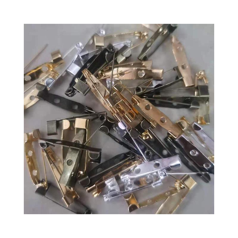 Multi-Color Double Hole Brooch Pin Set - DIY Jewelry Safety Pins (50 Pieces)