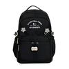 Letter Pattern College Fashion Backpack With Padded Straps For School And Travel