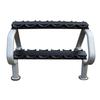 Jieruite Rubber-Coated Dumbbell & Rack System