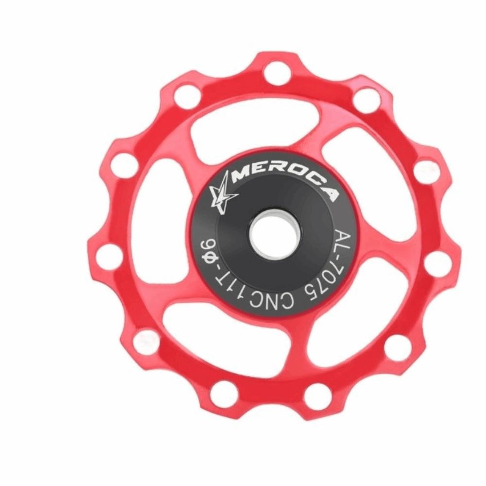 2PCS Aluminum Alloy Bike Rear Derailleur Wheel Mountain Bikes Derailleur Pulley  Cycling Parts