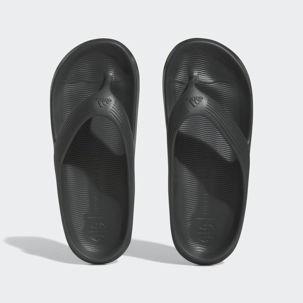 Adidas Adicane LSH73 Size Cm Flip-Flops, Carbon/Carbon/Carbon (HQ9921), 24.5