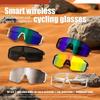 QY-pro01 Bluetooth Cycling Glasses: Outdoor Sports, UV Protection, Music & Calls
