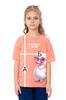 Girls' T-Shirt – Duck in Colorful Glasses, Summer 6414-001-33-5-5 HC