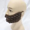 Funny Men Women Knit Bearded Hats Handmade Wig Winter Warm Ski Mask Beanie Christmas Halloween Caps