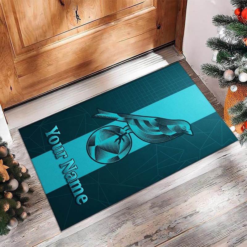 Norwich City Printed Crystal Velvet Rug Non‑Slip Crystal Velvet Carpet For Sofa Bedroom Indoor Home Decoration