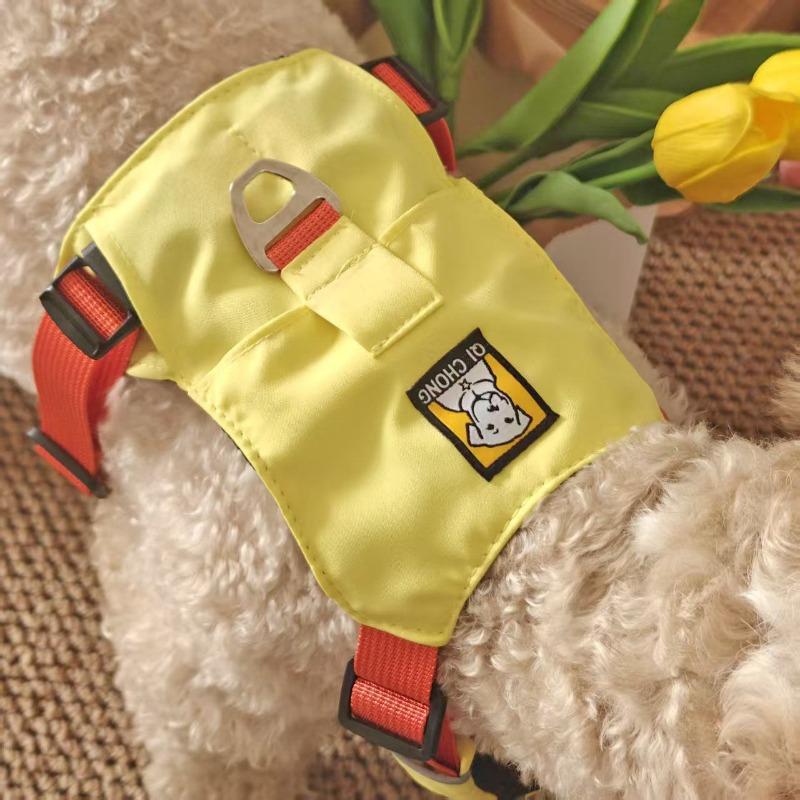 

Summer light cat and dog chest and back traction Hi light chest and back flat for anti-break free comfortable lightweight go out artifact pet XS size, chest 35 is about 3-3 kg мох зеленого