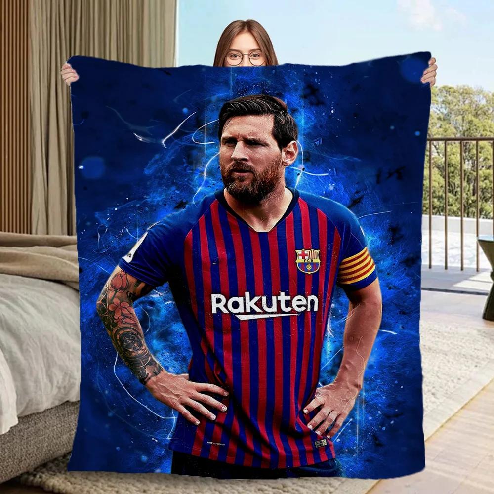 Blanket Large Messi Blankets & Throw Blanket for Sofa Luxury Bedding Fluffy Soft Blankets Characters Cobija Home and Decoration