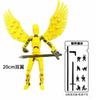 Anjos Mecânicos 13 Figuras de Ação T13 Figura Impressa em 3D Articulada Multi-Articulada Sorte 13 Figura de Ação Manequim Brinquedos de Montagem DIY