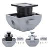 RV Push Cabinet Lock Metal Push Button Keyless Cupboard Drawer Compartment Latch Lock Catch for Cara