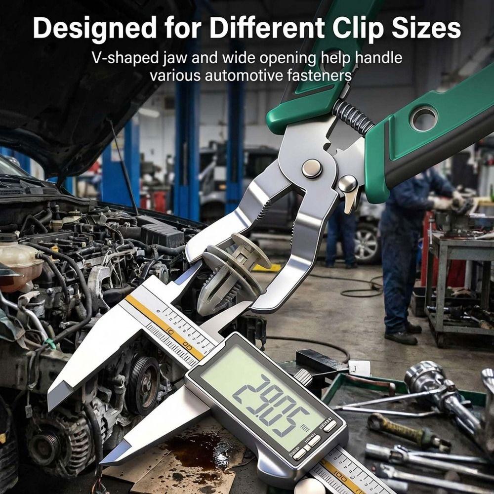 Multi-functional Car Fastener Removal Pliers V Shape High-efficiency Automotive Plier Panel Clip Heavy Duty