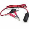 Zacisk akumulatora samochodowego Clip-on Adapter gniazda zapalniczki 12v Camping xmas
