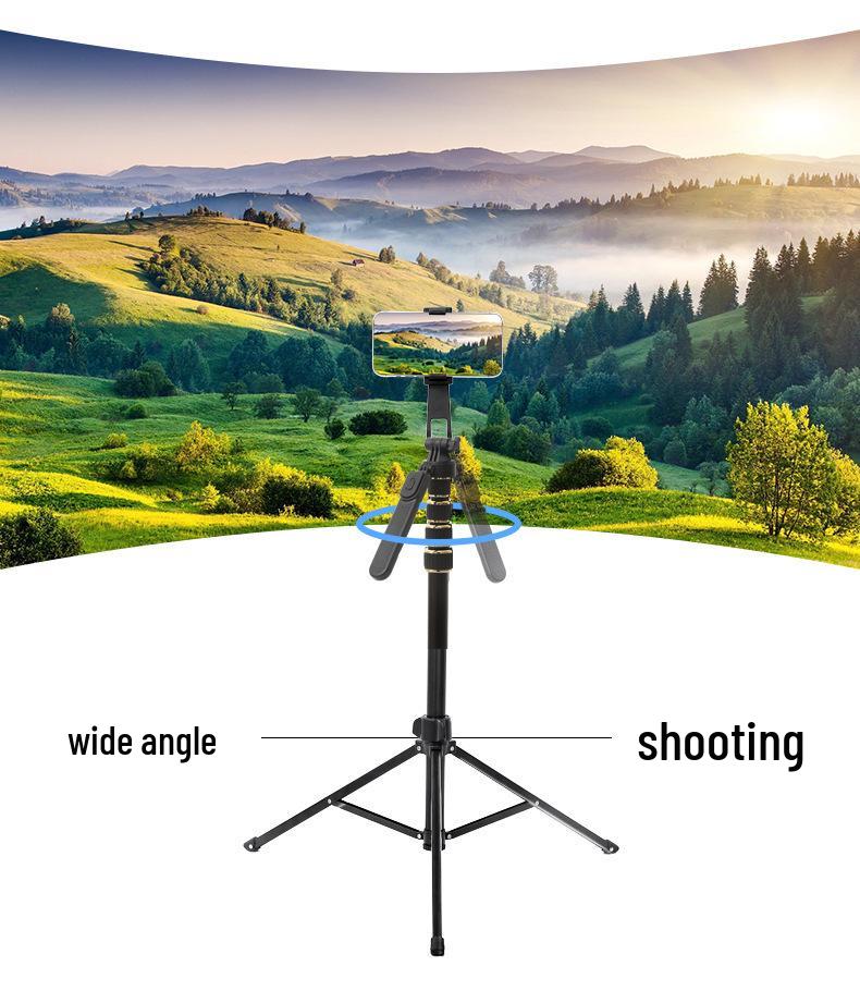 2.1m Multifunctional Floor Tripod & Selfie Stick for Mobile Phones
