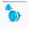 19mm/22mm Full Oxidation Metal Button Switch - Screw/Solder Terminals, Multi-Color, Self-Reset Momentary Power