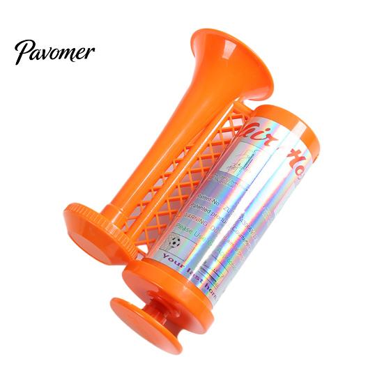 Long-lasting Sound Horn Hand Pump Air for Sports Games, Cheering Noise Maker Hard PP Material Stadium, Portable Push Speaker Soccer Fan Party Handheld