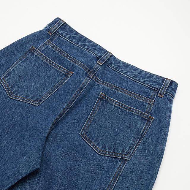 LAP Cut Baggy Wide Denim Pants Aq2Dp566