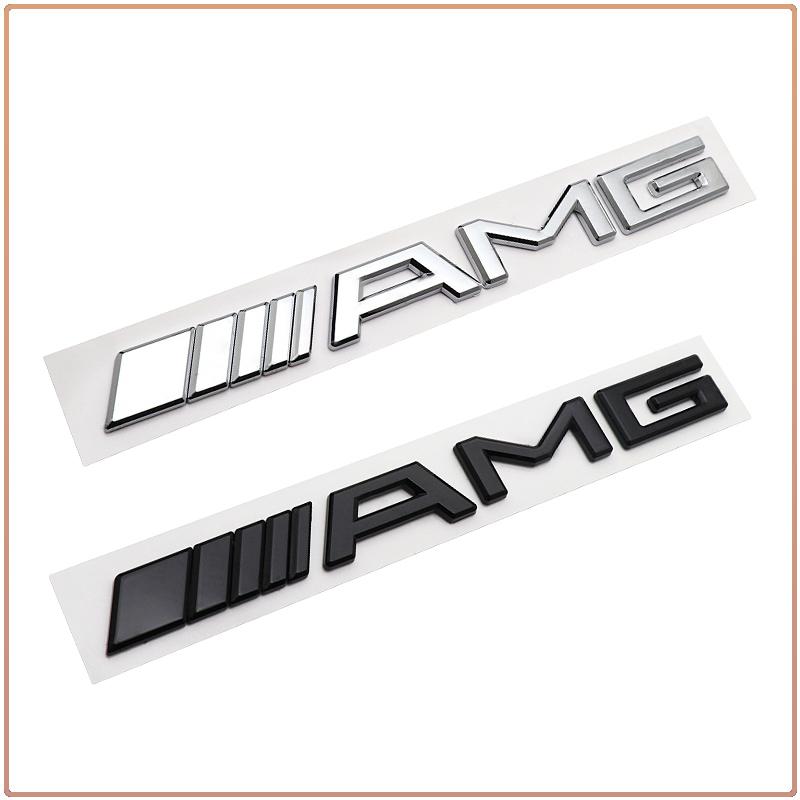 Set of 1 3D Rear Car Body Sticker AMG Emblem Badge Decal Label For Mercedes-Benz C500 C200 C300 A B C E GLA CLA GLK GL ML GLE Class Car Accessories