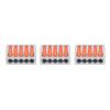 40Pcs Lever Nut Connector 5 Way Conductor Compact Wire Fast Connection Terminal Block PCT‑215