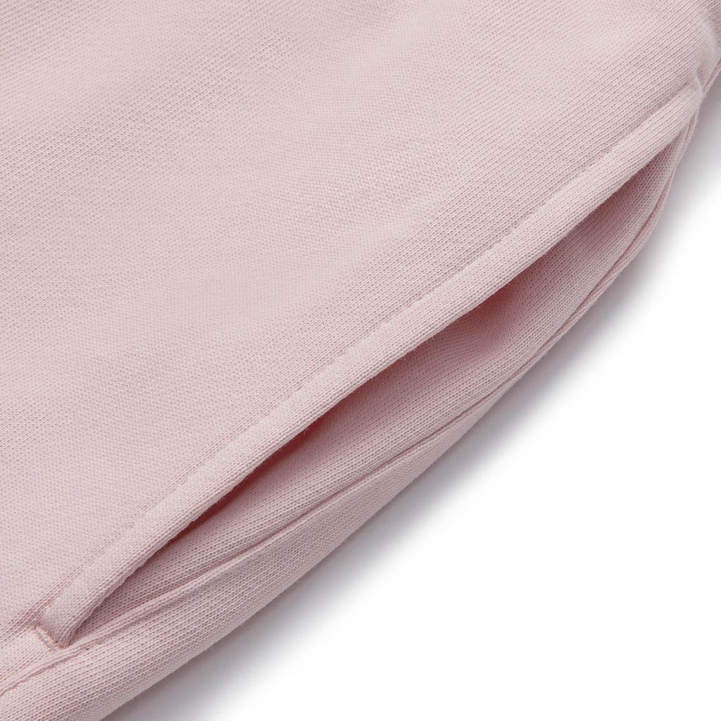 Li Ning Sports Lifestyle Series Casual Simple Solid Color Tapered Knit Sports Pants Women Bottoms Light-Pink AKLV268-4