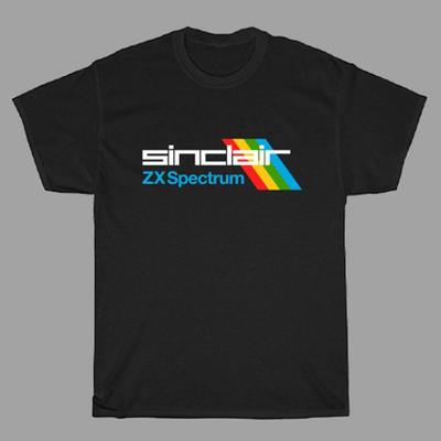 Sinclair ZX Spectrum Herren Schwarz Größe S bis 3XL