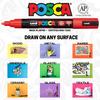 posca Mitsubishi Pencil Water-based Pen Posca Fine Point Round Core 15 Colors PC3M15C