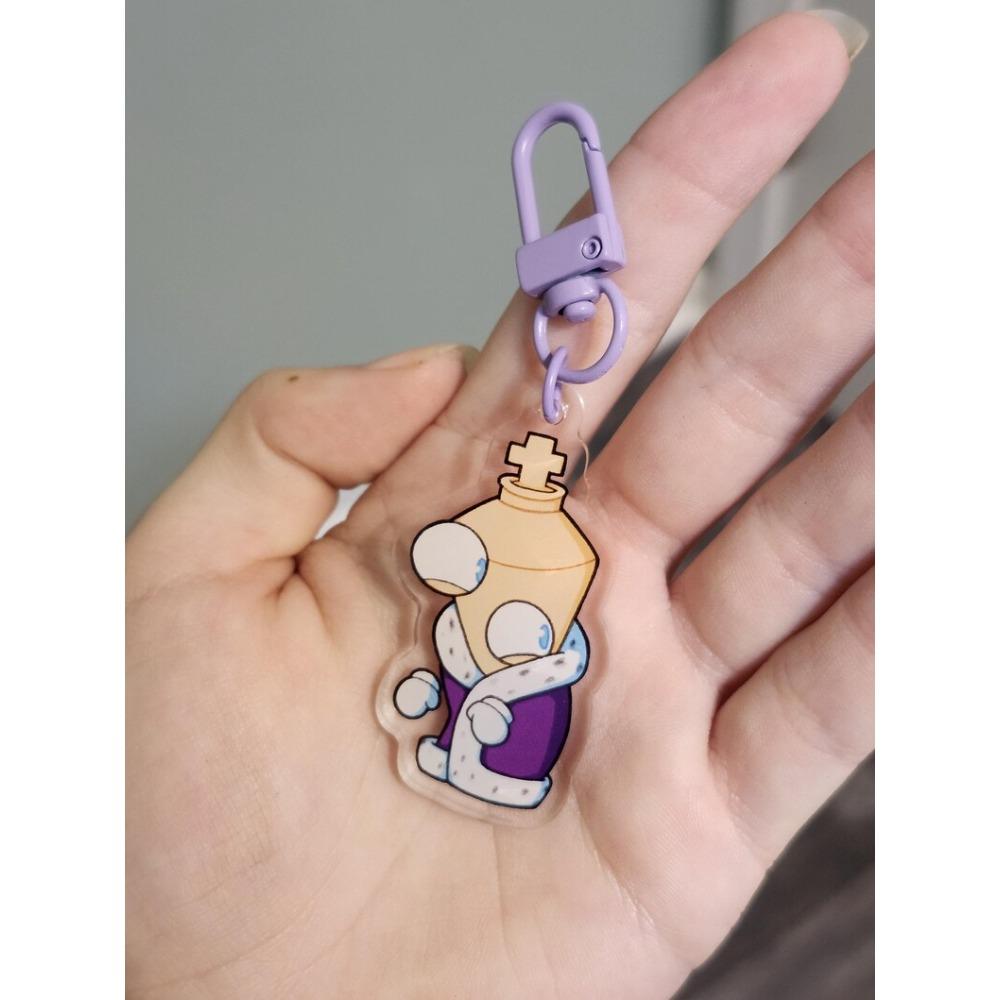 Portachiavi Acrilico Periferico Anime per Digital Circus Pomni Jax Ragatha Gangle Kinger Zooble Caine Gummigoo Ciondolo Zaino Regalo