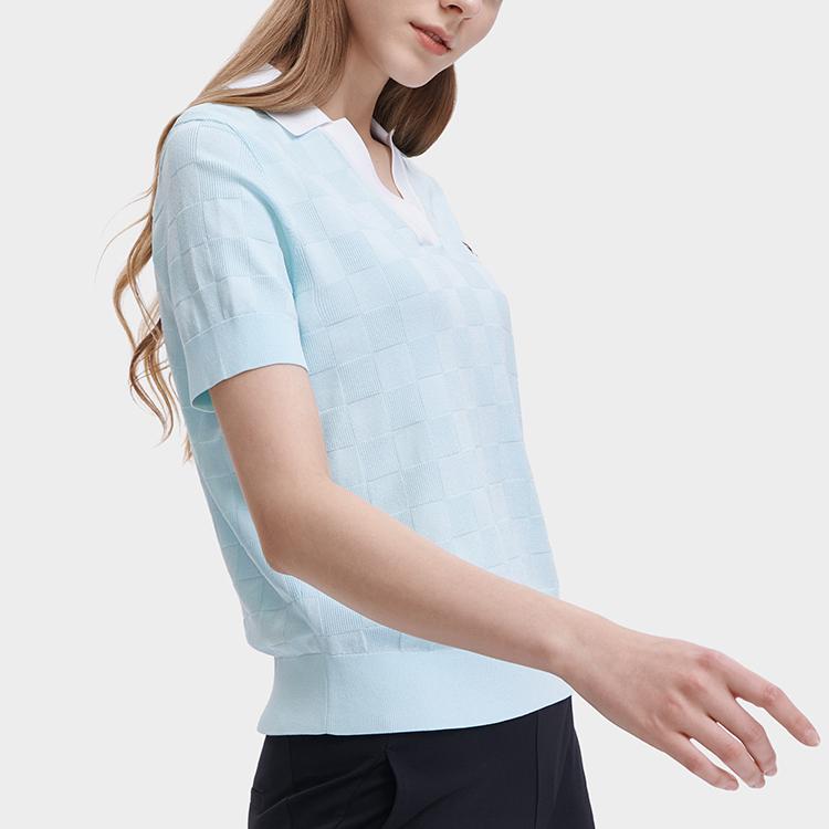 Neue FILA Poloshirts Damen Sky Lake Grün F11W328405FLG