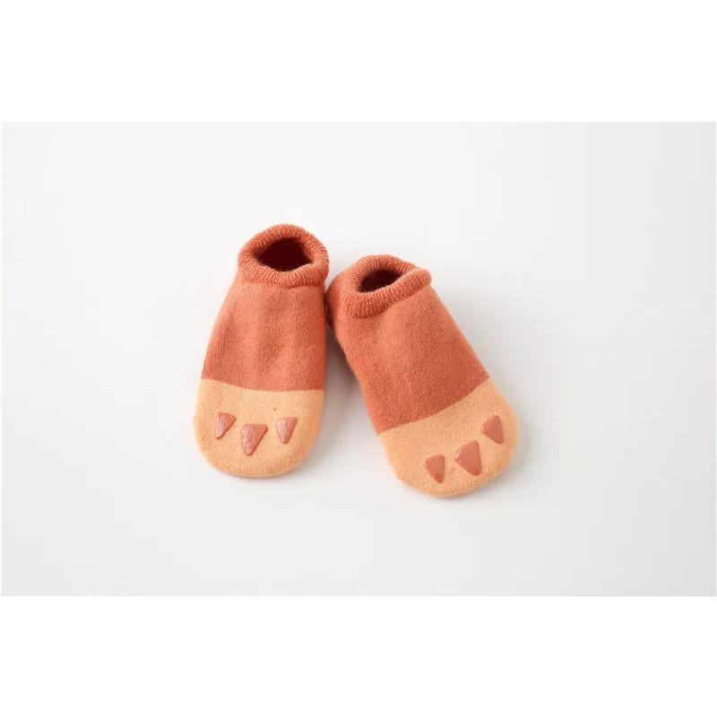 Cat Paw Baby Socks Girls Boys Print Thick Terry Clothes Newborn Accessories Kids Children Toddlers Slipper Gift Infant Stuff