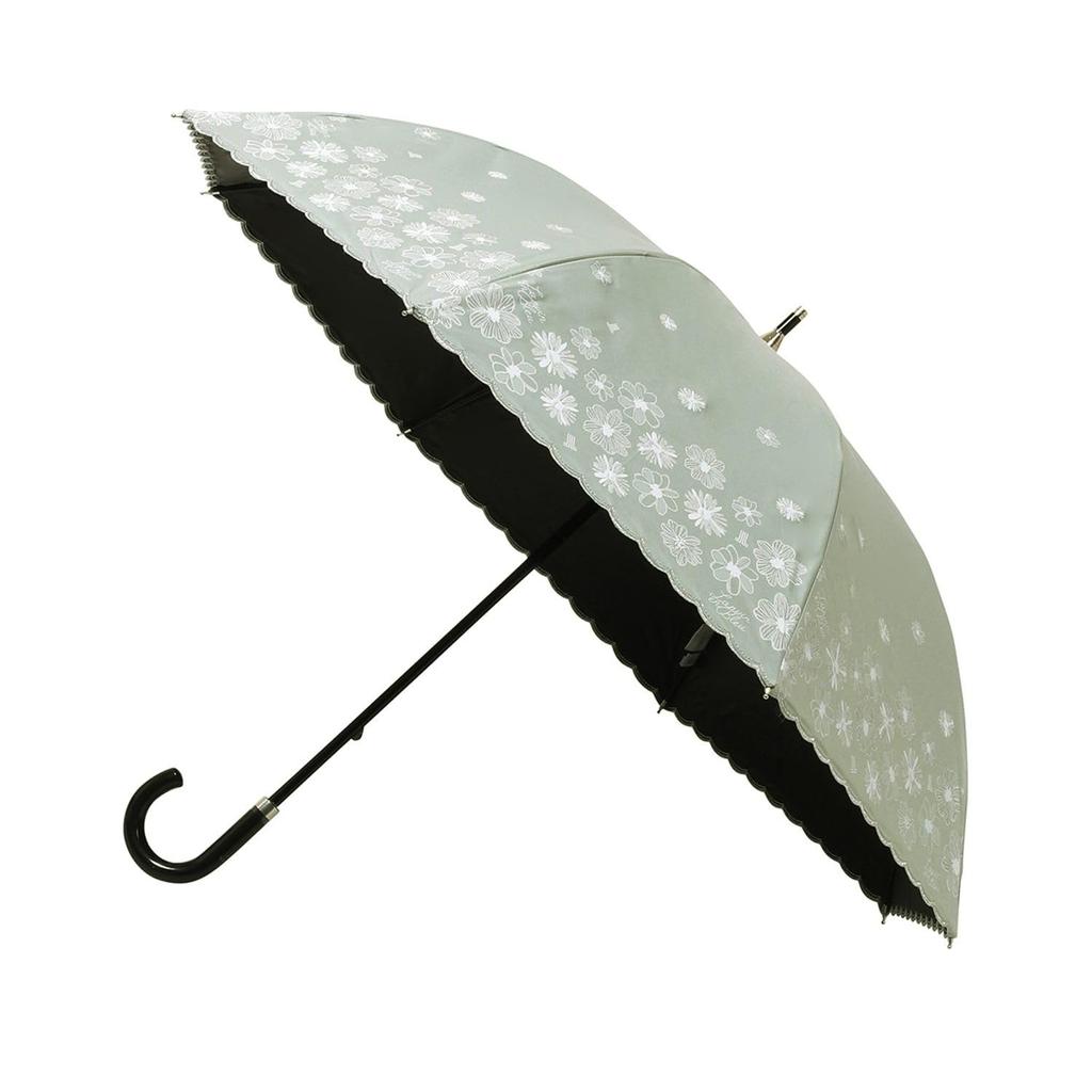 Moonbat En Long For Both Sun and Light Heat UV Scala Green [Lanvin Bleu] Parasol, Umbrella, Women's, Rain, First-class Blocking, Blocking, Protection,