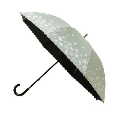 Moonbat en Largo Para Sol y Calor Ligero UV Scala Verde [Lanvin Bleu] Sombrilla, Paraguas, Para Mujer, Lluvia, Bloqueo de Primera Clase, Bloqueo, Protección,
