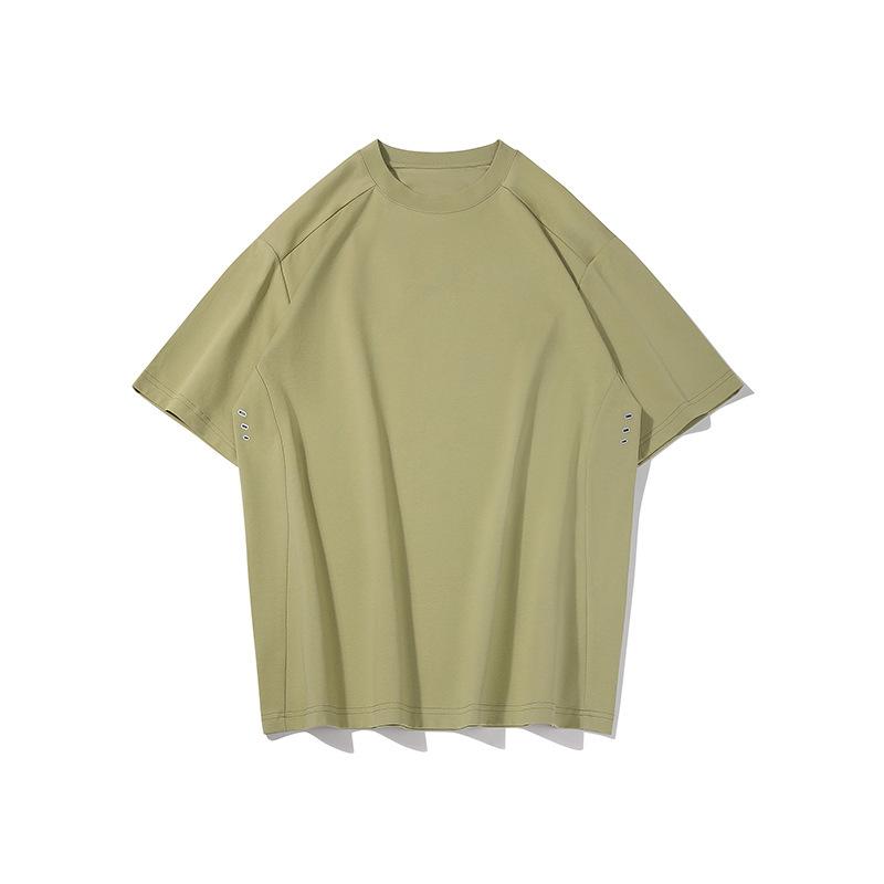 Outdoor Casual Style Round-Neck Short-Sleeve T-Shirt New Summer Arrival Minimalist Solid-Color Fashion Top