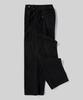 Beodeonteu Garment Dyed Cut-Out Pocket Wide Twill Pants [Black]