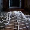 Spinnen-Plüschtier für Halloween-Dekoration, Große Dekoration, Weicher haariger gruseliger Prop, Pelzige umweltfreundliche Spinnen für Außen- und Innenbereich, Garten, Zuhause, Spukhaus