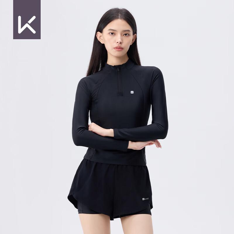 Keep Women s Long Sleeve Split Sun Protection Swimsuit L