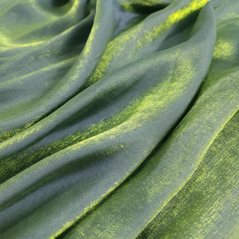 Barevné sklo Hedvábný satén Gradient Látkové šaty Svatební Světle glazovaný satén Hanfu Látka Diy Mořská panna Tkanina na pozadí Ubrus