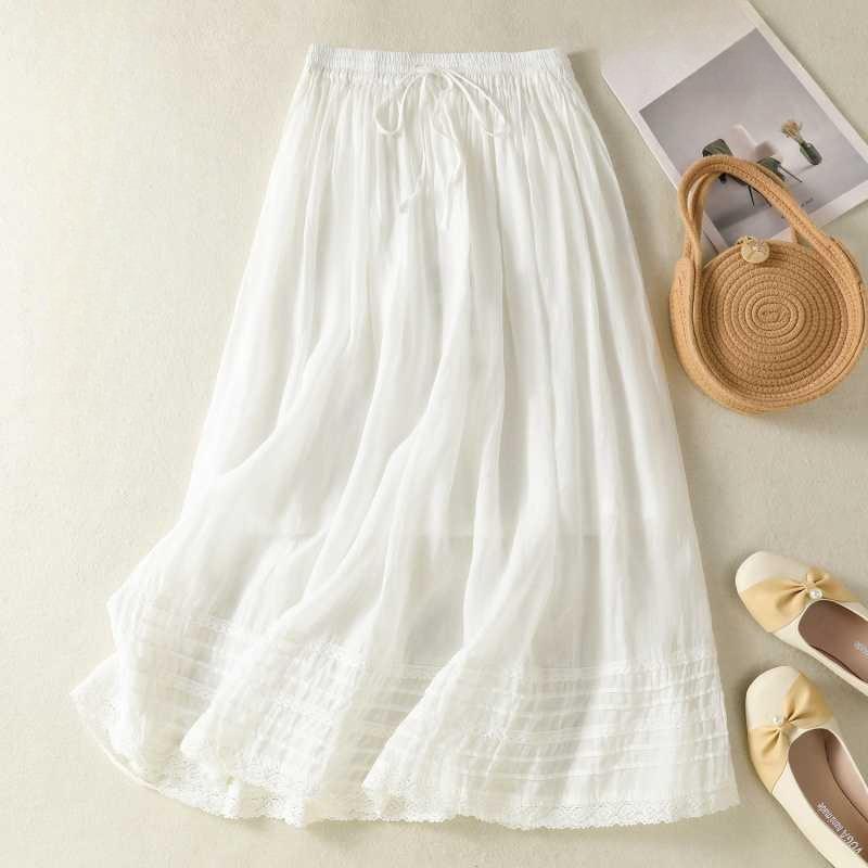 Women's Two-Tone Long skirt