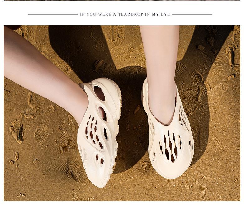 Men's, Women's, and Kids' Summer EVA Sandals - Cross-Border Hole Design
