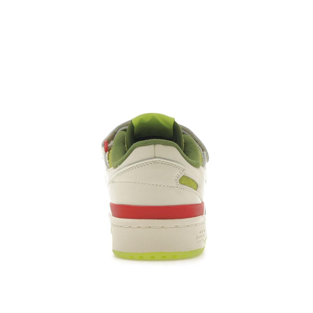 Dr. Seuss X Adidas Forum Low The Grinch - Cream White Men Sneakers Collegiate-Red Solar-Slime ID3512