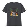 Daunisex Mommy Of The Wild One T Shirt Jungle Animal Print With Giraffe Lion Elephant Letters Light Round Neck Fashion