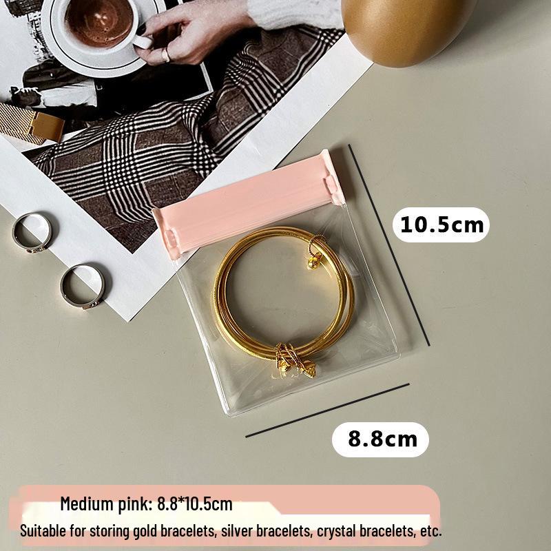 EVA Anti-Oxidation Soft Jewelry Storage Bag for Earrings & Necklace