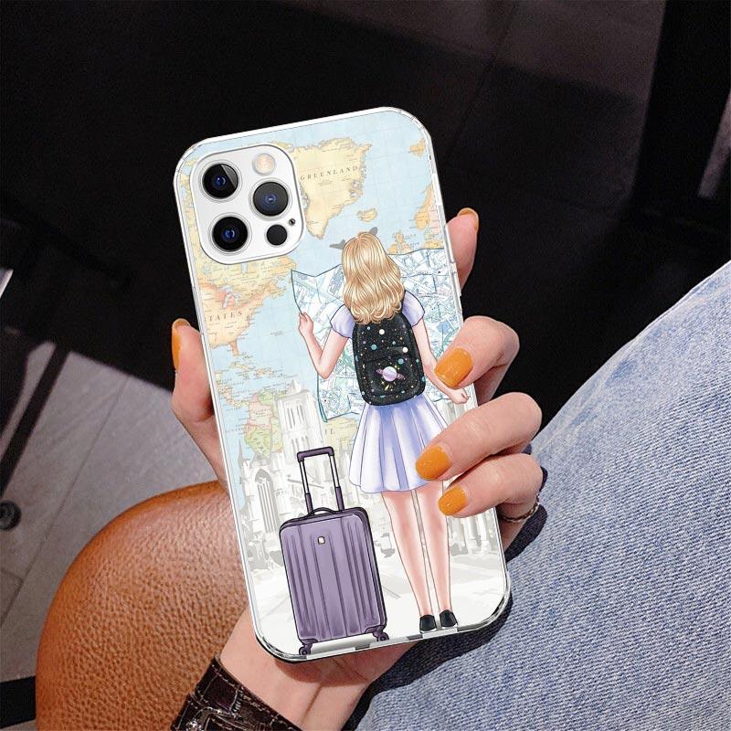 

Girls Best Friends Forever BFF Phone Case For iPhone 17 Air 16 Pro Max 16E 15 + 14 Plus 11 12 13 Mini 7 8 SE Gift Print Cover Fu iPhone 17